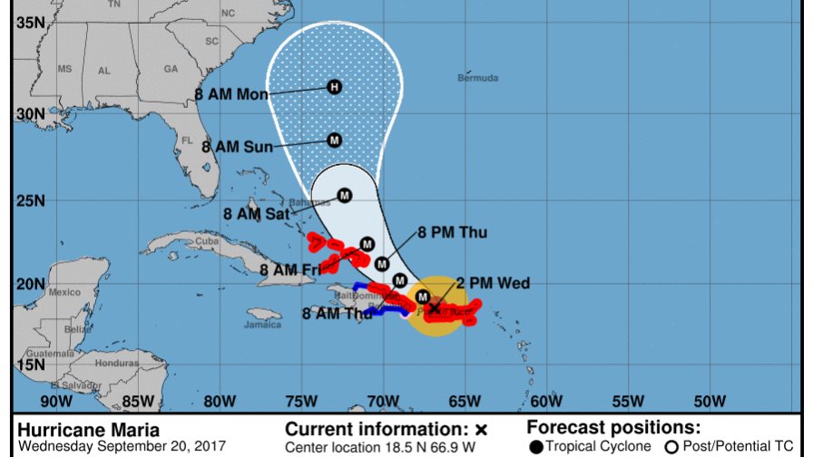 Por qué María es más peligroso que Irma para República Dominicana Por qué María es más peligroso que Irma para República Dominicana