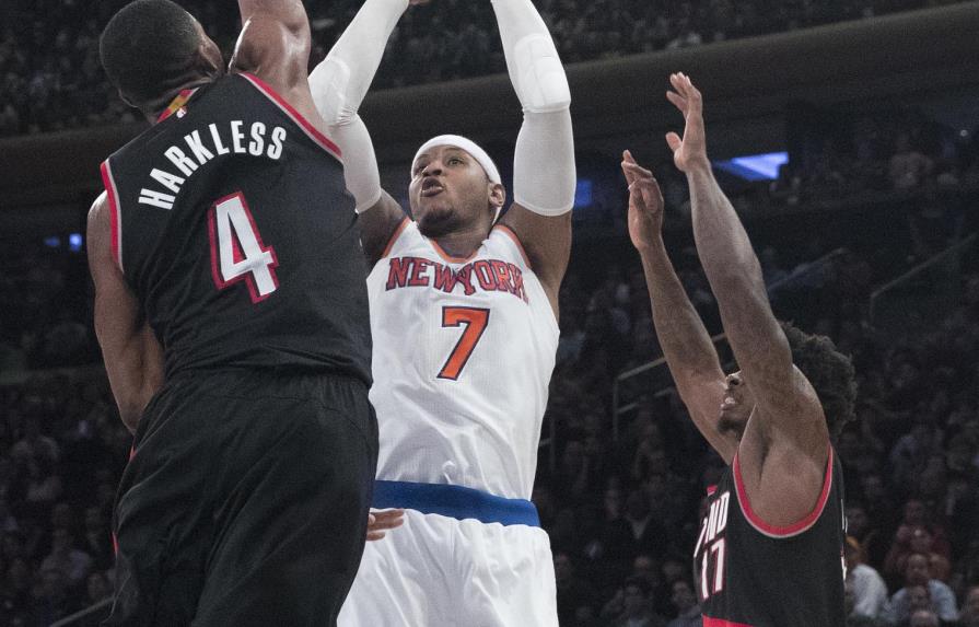 Knicks esperan a Carmelo Anthony en entrenamientos de pretemporada 