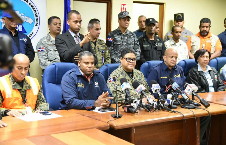 COE descontinúa avisos de huracán y tormenta para la República Dominicana 