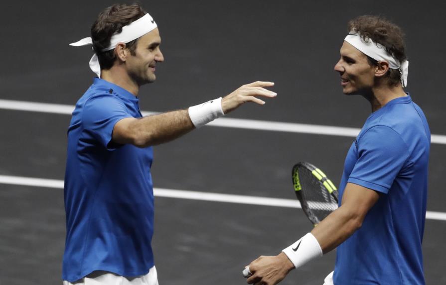 Rafael Nadal y Roger Federer se unen y ganan en su primer partido de dobles