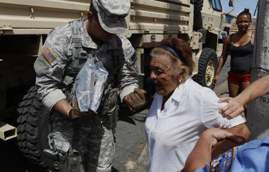 La ayuda  llega lentamente Puerto Rico tras María