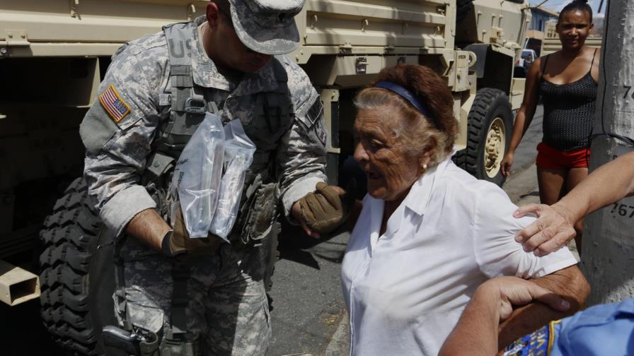La ayuda  llega lentamente Puerto Rico tras María