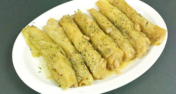 Plato de “niños envueltos”.