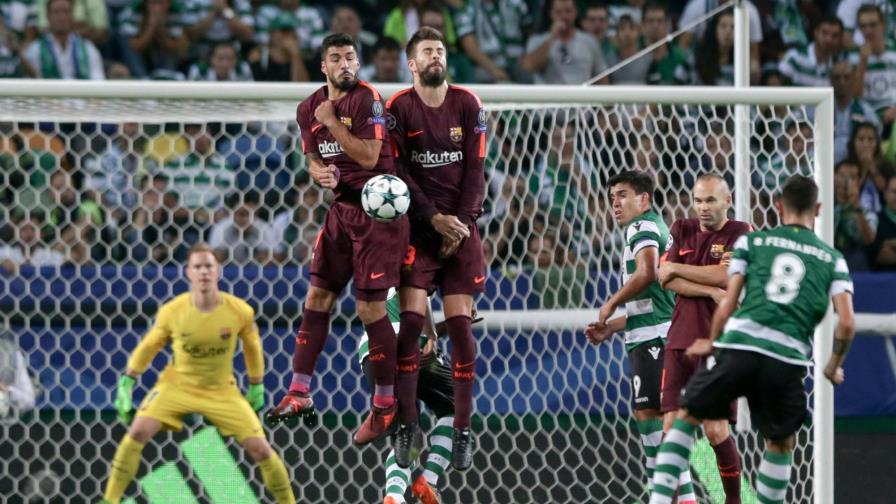 El Barça sufre para llevarse la victoria en Lisboa
