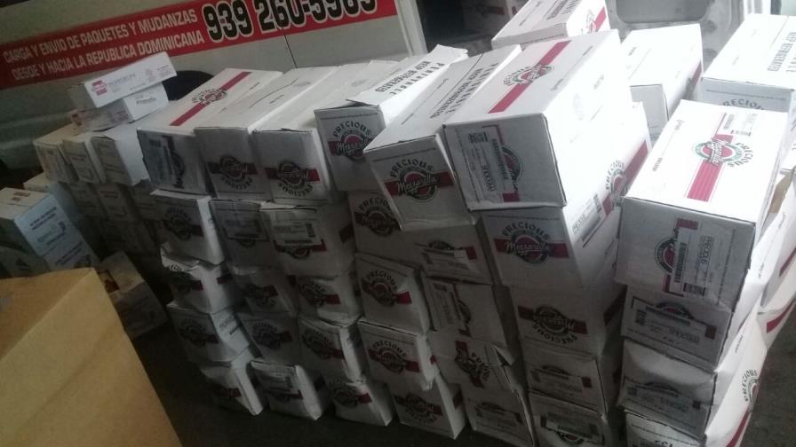 Ministerio de Salud y Aduanas incautan un cargamento de 3,200 libras de queso mozarella