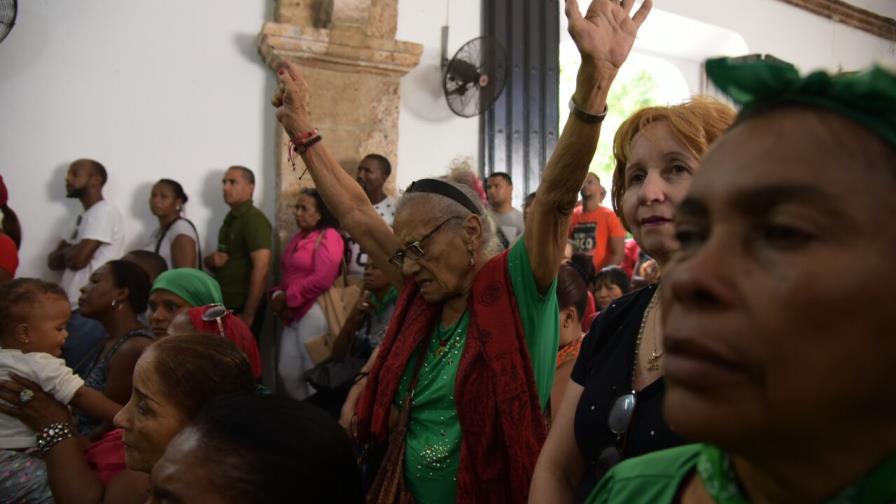 Ritos de alabanza en la Ciudad Colonial por el día de San Miguel Arcángel 
