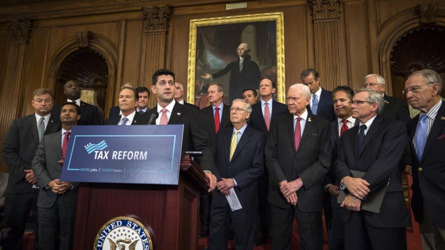 Republicanos Senado EE.UU. presentan presupuesto para blindar su reforma fiscal