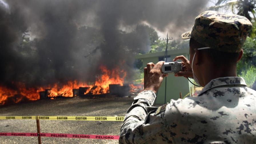 Procuraduría incinera más de 730 kilogramos de drogas 