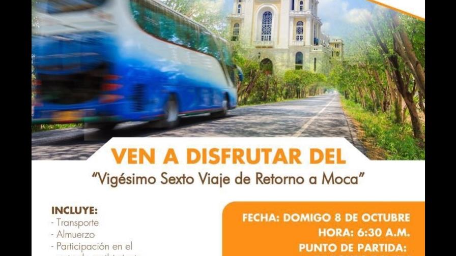 Mocanos residentes en Santo Domingo realizarán su vigésimo sexto retorno al municipio Mocanos residentes en Santo Domingo realizarán su vigésimo sexto retorno al municipio