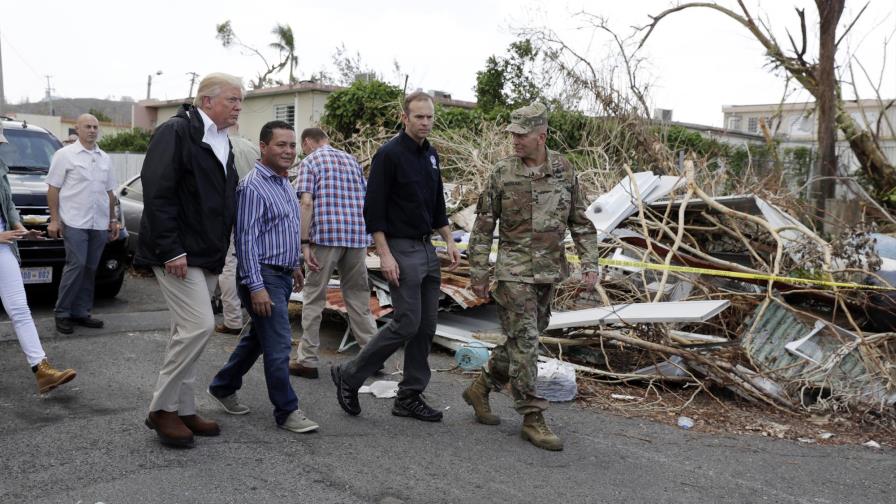 Trump: Puerto Rico no sufre “una catástrofe real” como la del huracán Katrina