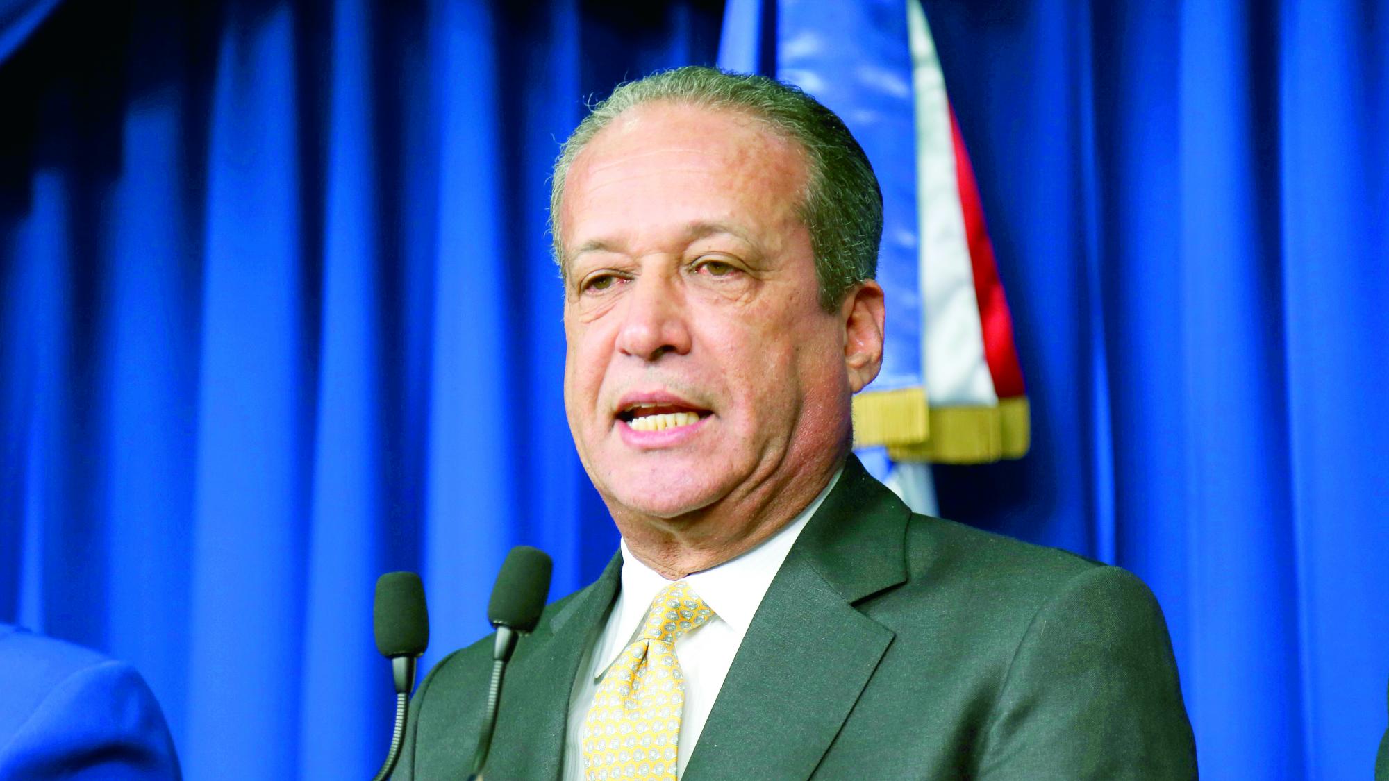 Reinaldo Pared Pérez, secretario general del Partido de la Liberación Dominicana (PLD).