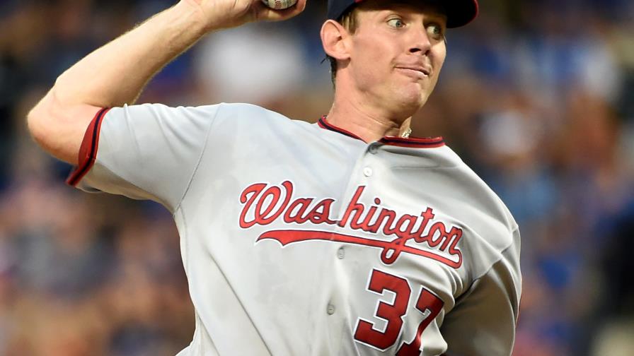Stephen Strasburg abre por Nacionales 1er juego contra Cachorros 