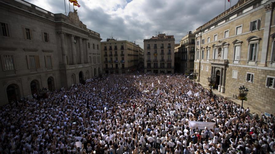 Manifestaciones en favor de la “unidad de España” en Madrid y Barcelona