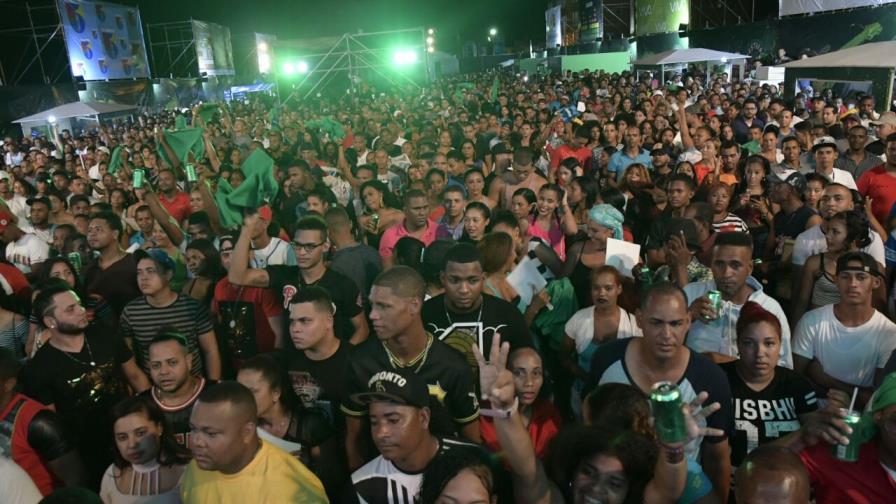 Concierto de calentamiento del Festival Presidente: un gran show para los nagüeros