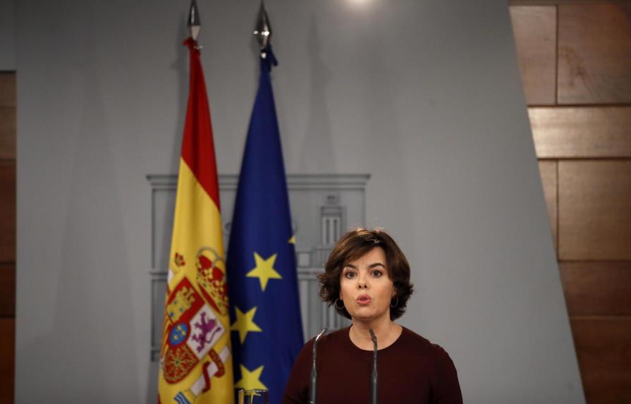 Gobierno español no acepta que se dé validez a 1-O