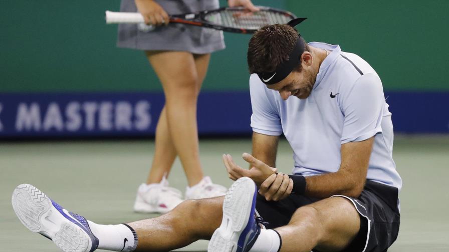 Martín del Potro al hospital: Resonancia magnética en su muñeca izquierda