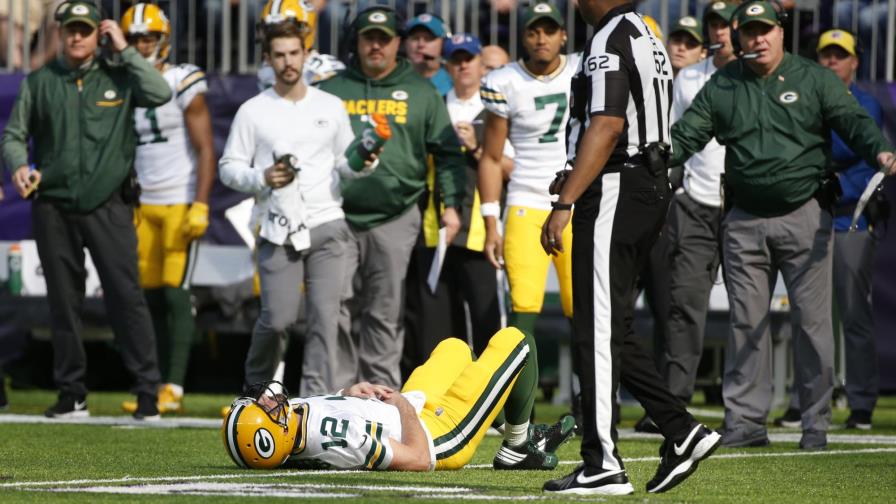 Packers: Rodgers podría perderse resto de campaña por lesión Packers: Rodgers podría perderse resto de campaña por lesión