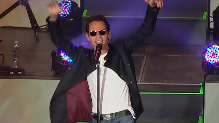 Marc Anthony en su presentación en Miami
