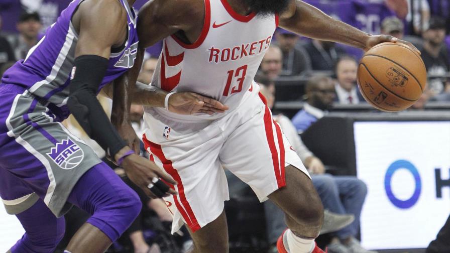James Harden y Houston se imponen 105-100 a los Kings 