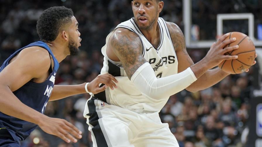 Doble-doble de Karl-Anthony Towns no evita derrota de Minnesota ante San Antonio