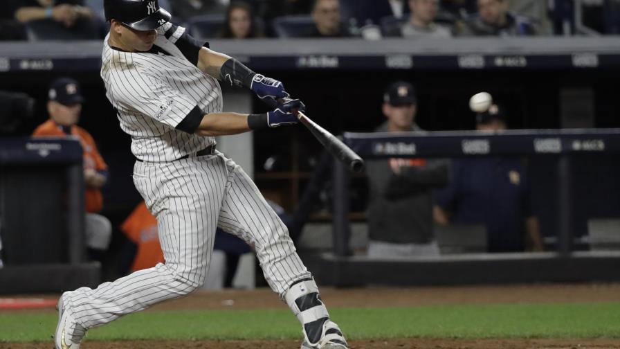 Reacción de Gary Sánchez ha sido clave en el remonte de  Yanquis ante Astros