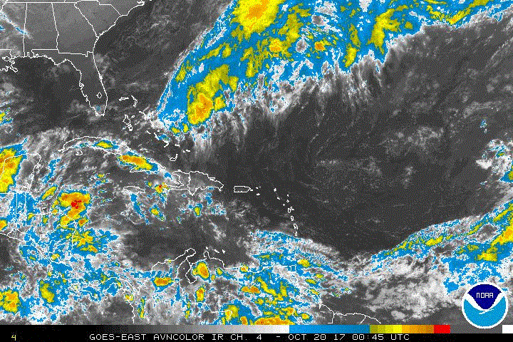 Pocas lluvias en las próximas 72 horas; onda tropical se aleja y se ubica al sur de Haití