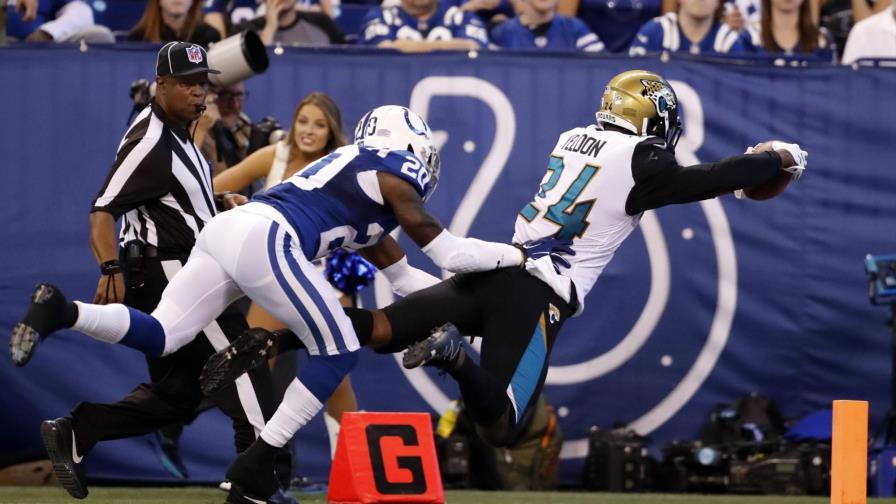 Jaguars arrollan a Colts y siguen liderando división 