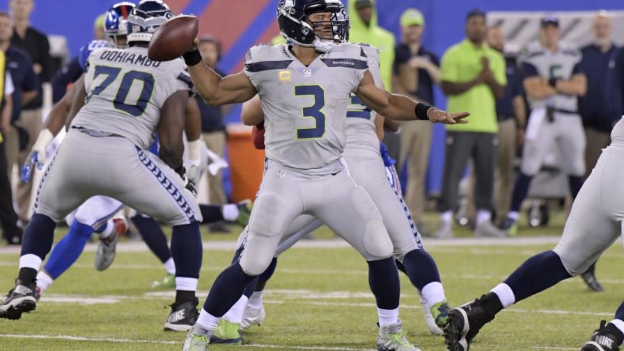 Los Seahawks se impusieron ampliamente sobre los Giants guiados por Russell Wilson