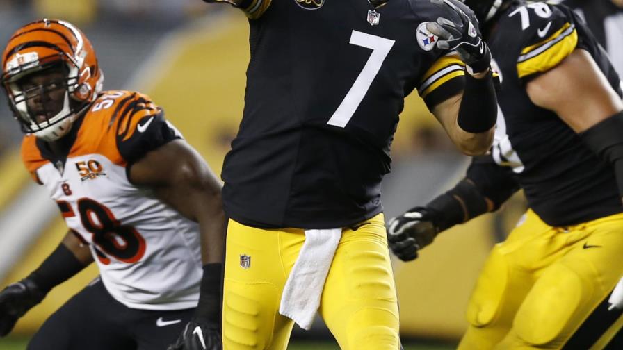 Roethlisberger dirigió en grande la ofensiva de los Steelers contra los Bengals