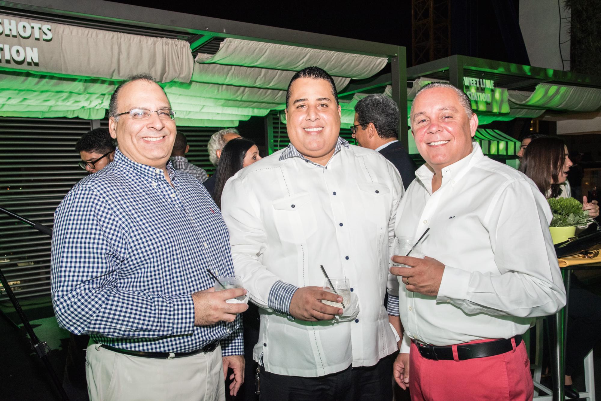 Luis Mena, Virgilio Rojo y Pedro Esteban.