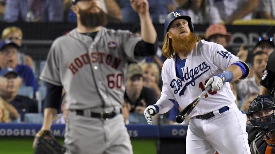 Kershaw y Turner ponen arriba a Dodgers en la Serie Mundial 