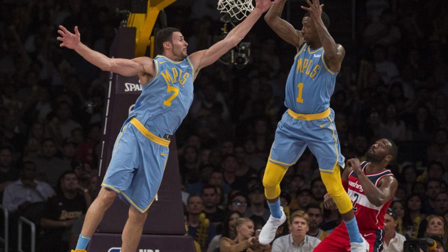 Los Lakers ganan a Wizards 102-99 en la prórroga 