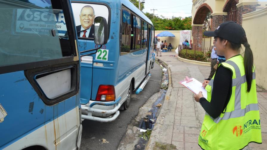 Técnicos del Intrant verifican abordaje y frecuencia del transporte público