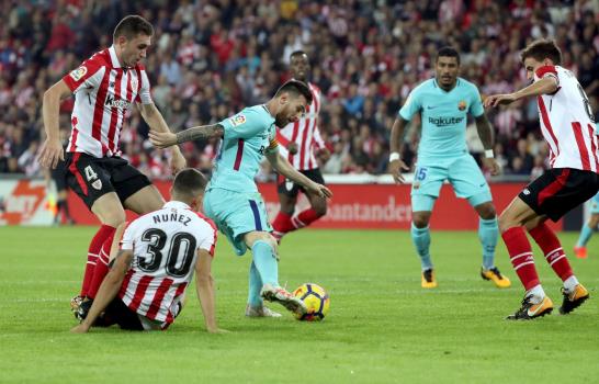 Leo Messi y Ter Stegen deciden un intenso duelo en La Catedral Ramón Orosa