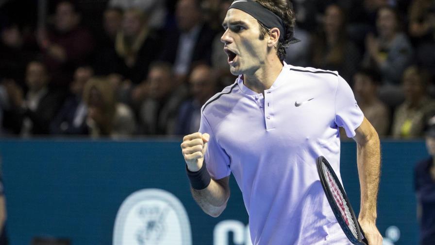 Federer doma a Del Potro en la final de Basilea 