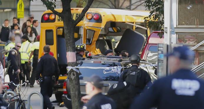 Ocho muertos en acto terrorista en New York