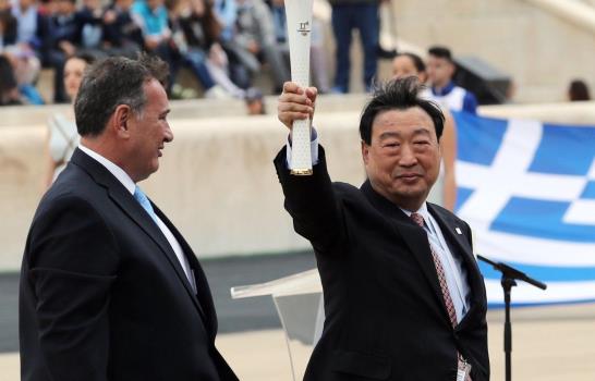 La llama olímpica llegó a Corea del Sur para los juegos de invierno 2018