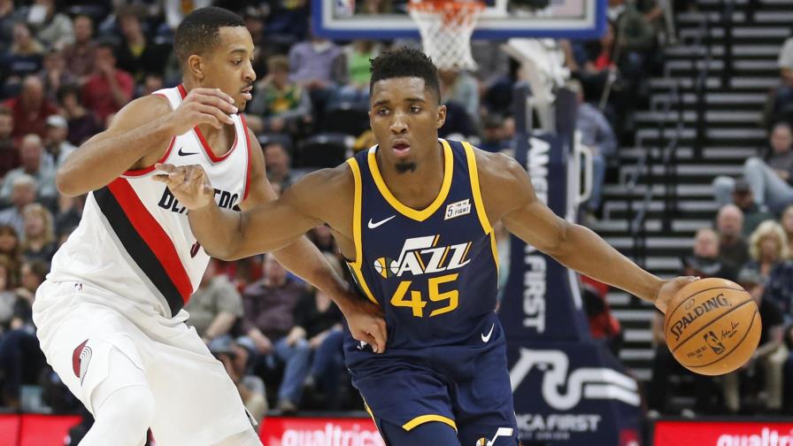 Mitchell lleva al Jazz al triunfo sobre Trail Blazers 