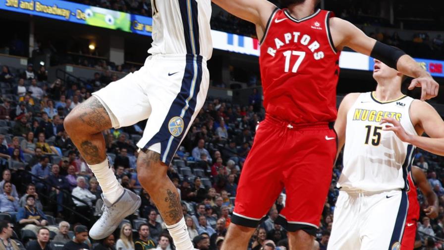 Nuggets explota en el tercer cuarto y vence a Raptors 