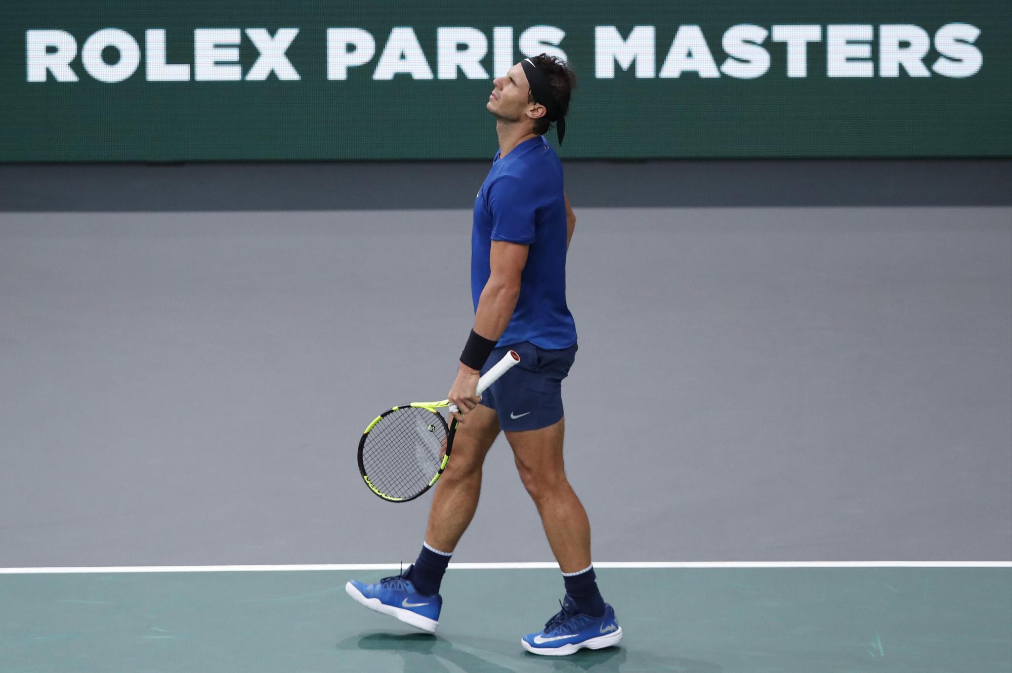 El tenista español Rafael Nadal sufrió una lesión en la rodilla derecha que lo obliga a retirarse del Másters 1000 de Basilea. Ya finalizó la temporada del 2017 como Número Uno del Mundo.