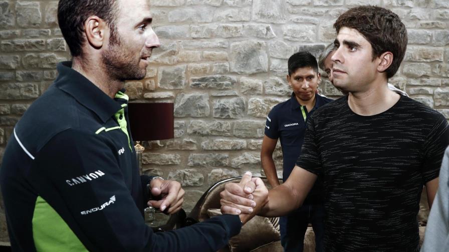 Movistar se refuerza con la llegada de Mikel Landa; buen recibimiento por Nairo