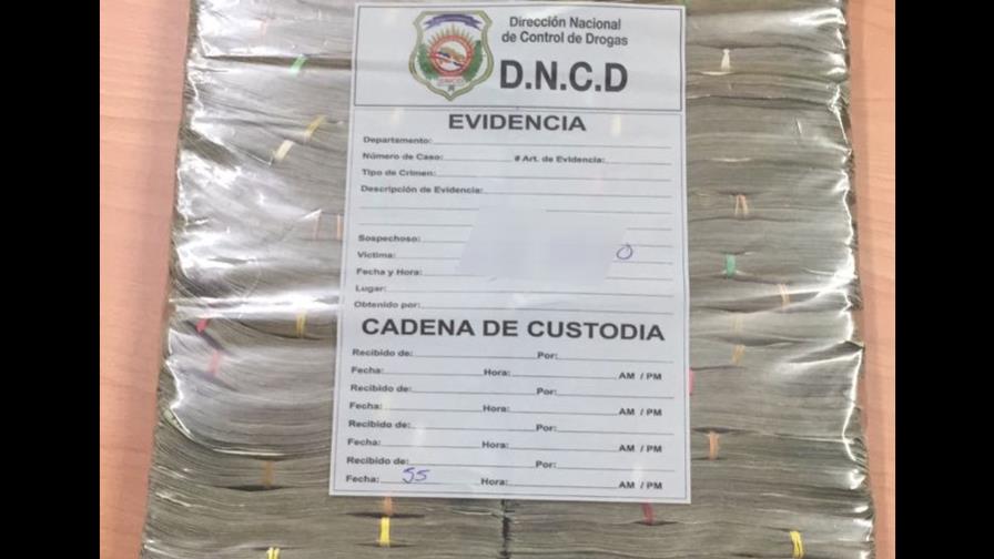 DNCD y Ministerio Público ocupan más de 499 mil dólares en Santo Domingo Este