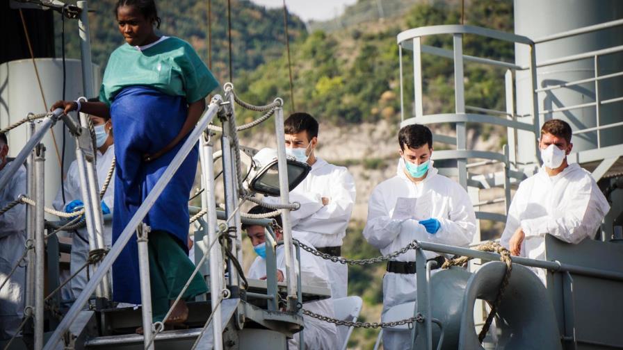 Barco español Cantabria desembarca en Italia 26 cuerpos recuperados en el mar