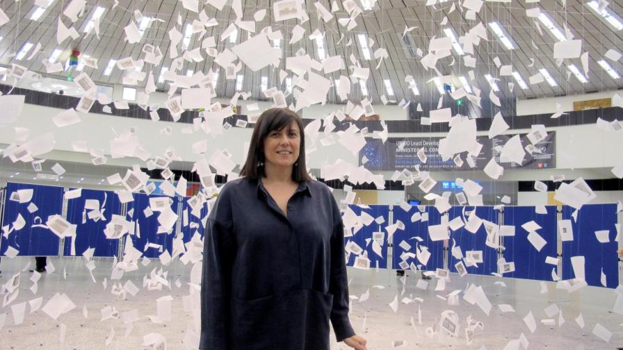 Una instalación de una artista uruguaya alerta en Viena del cambio climático Una instalación de una artista uruguaya alerta en Viena del cambio climático