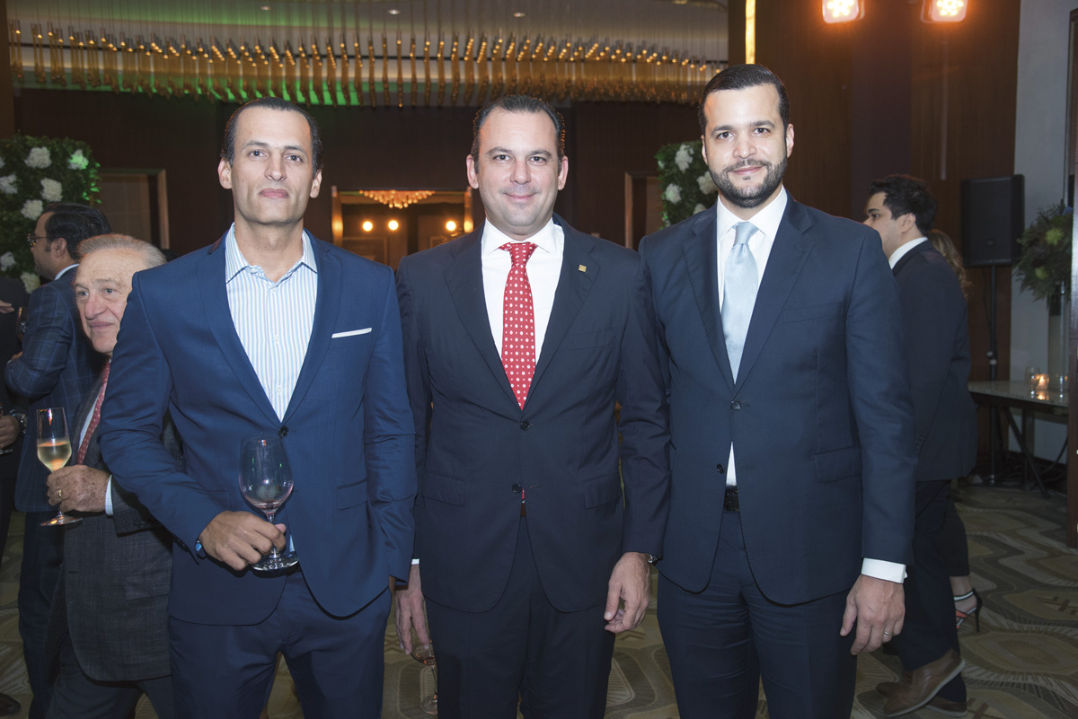 Juan Tomás Mejía, Eugene Rault y Rafael Paz.