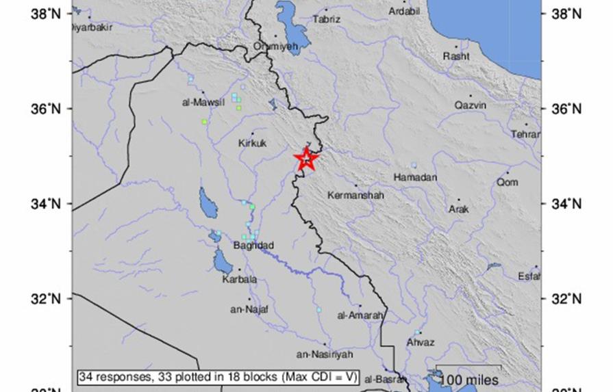  61 muertos en Irán por terremoto de 7,3 grados en frontera con Irak