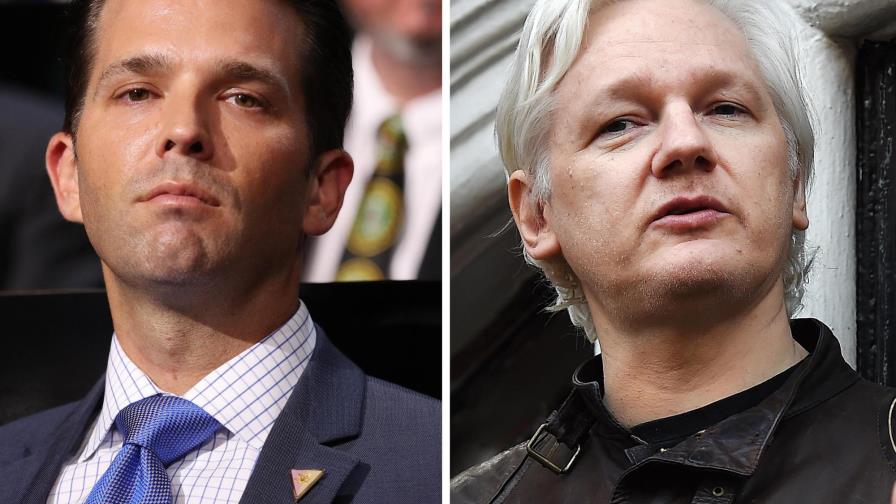 Un hijo de Trump y Wikileaks intercambiaron mensajes durante la campaña
