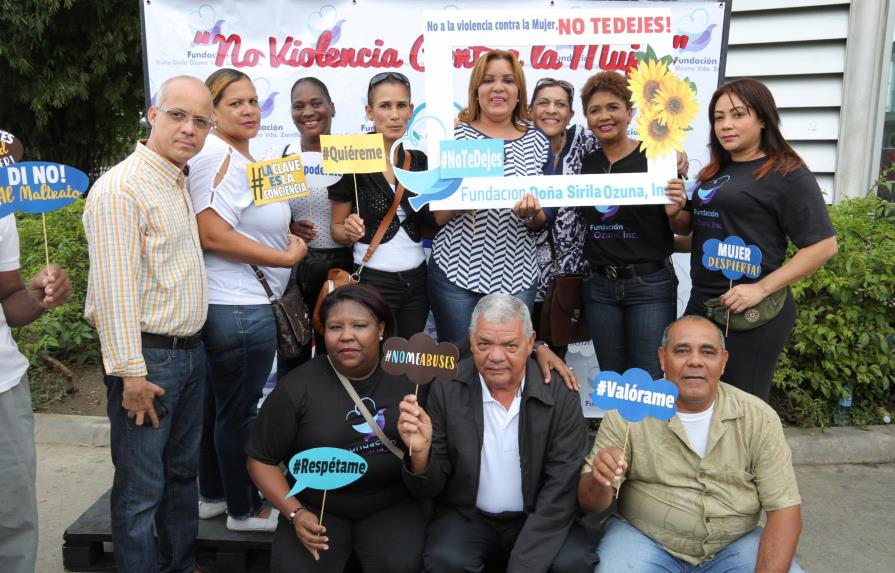 Fundación Sirila Ozuna inicia campaña “No te Dejes 2017” en contra la violencia contra la mujer