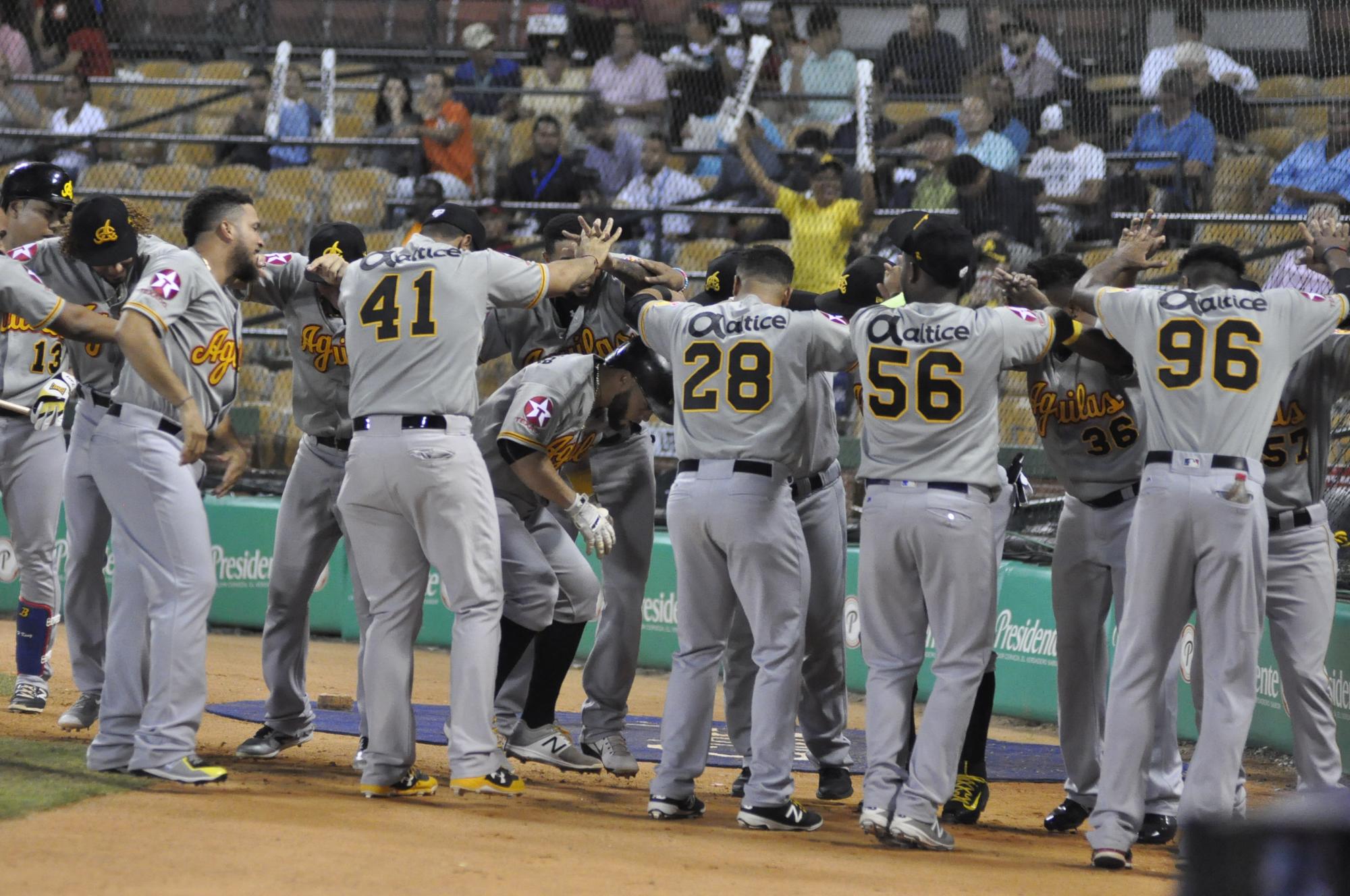 Las Águilas Cibaeñas están ancladas en la tercera posición del torneo de béisbol invernal dominicano.