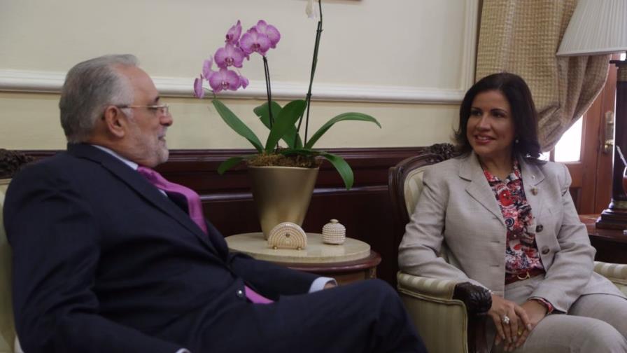 Presidente de Lidom se reúne con Vicepresidenta de la República